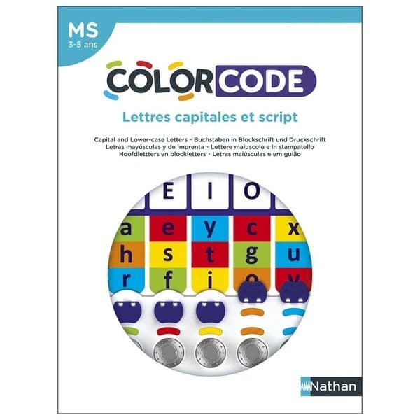 Colorcode : lettres capitales et script ; MS