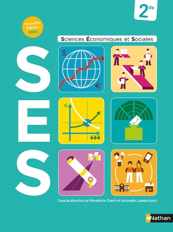 SES ; 2de ; manuel de l'élève (édition 2023)