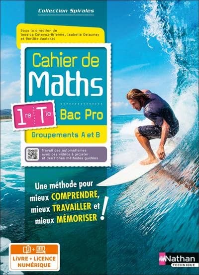 Cahier de maths 1re