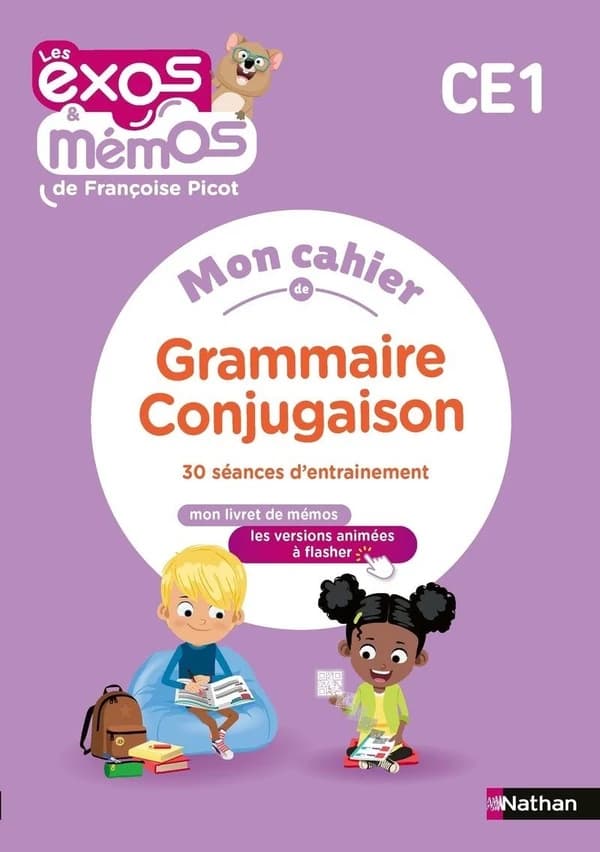 Les exos & mémos : Grammaire, conjugaison ; CE1 ; 30 séances d'entraînement ; cahier de l'élève (édition 2023)