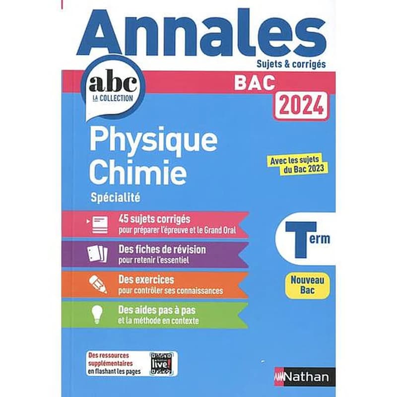Physique chimie : Term spécialité