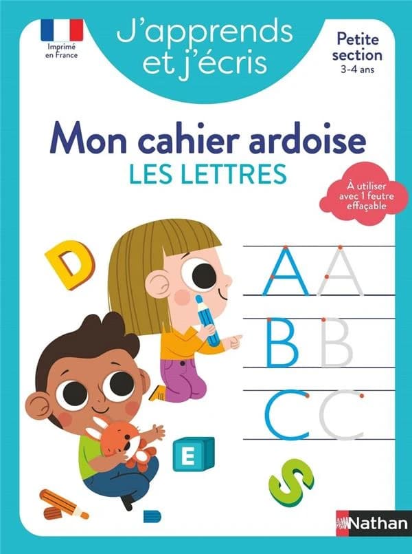 J'apprends et j'écris : Les lettres ; PS ; mon cahier ardoise (édition 2024)