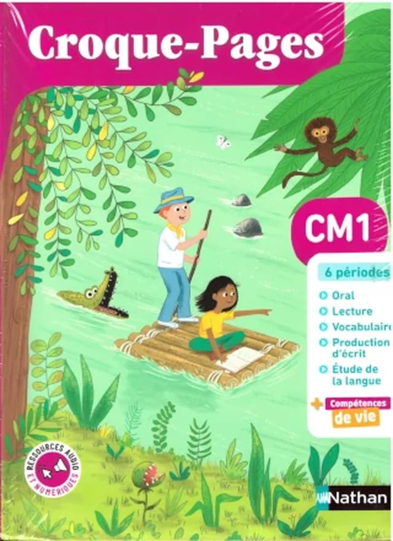 PACK CROQUE PAGES CM1 - MANUEL ÉLÈVE + CAHIER  (EDITION 2024)