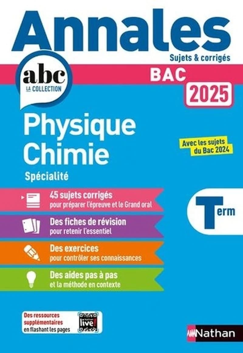 Physique chimie : term spécialité