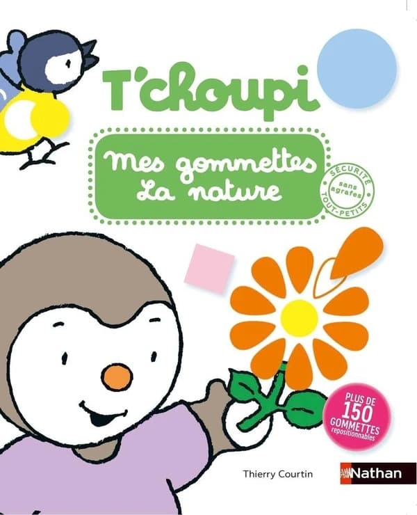 T'choupi : Mes gommettes : La nature