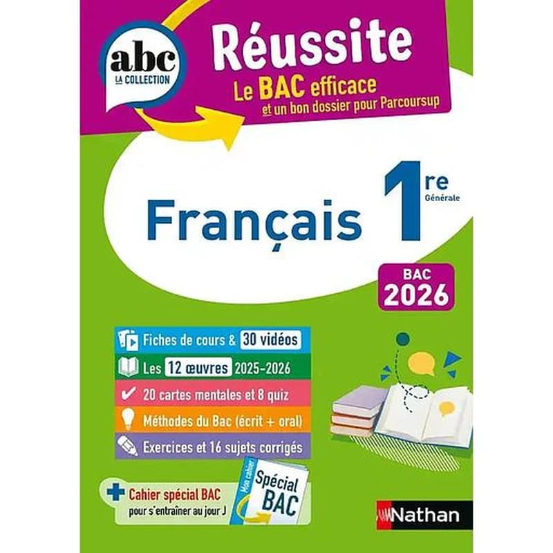 ABC du bac réussite : Français ; 1re (édition 2025