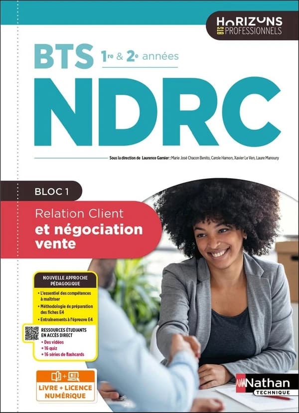 BTS NDRC : Relation client et négociation vente