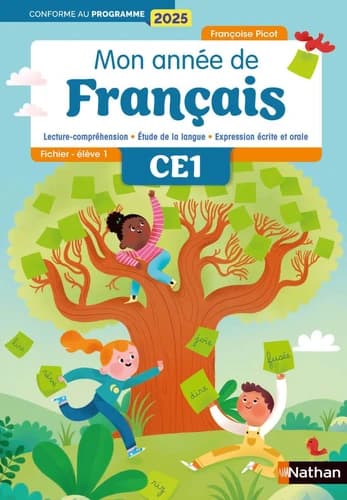 Mon année de français CE1 : Fichier élève 1