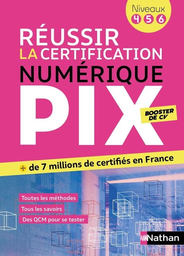 Réussir la certification numérique Pix : niveaux 4-5-6