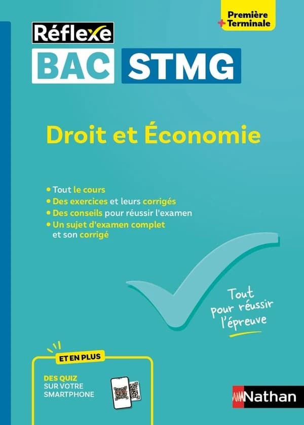 Réflexe Bac : Droit et Économie ; 1re, Terminale STMG (édition 2026)