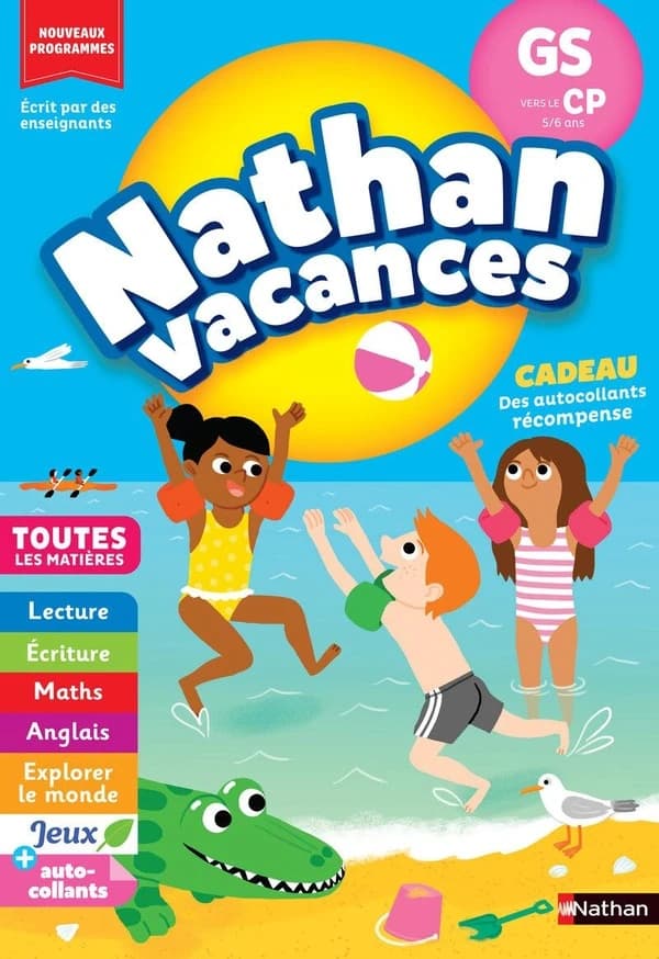 Nathan Vacances GS vers le CP 5