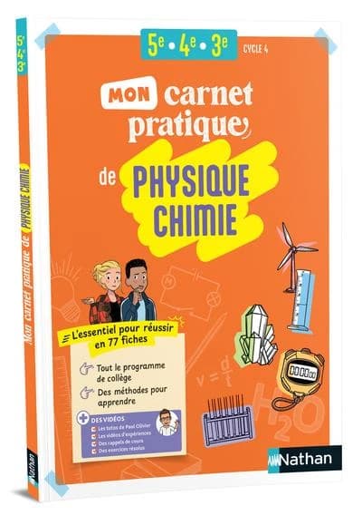 Mon carnet pratique de Physique-Chimie ; 5e