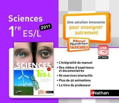 Sciences ; 1re ES-L ; clé USB