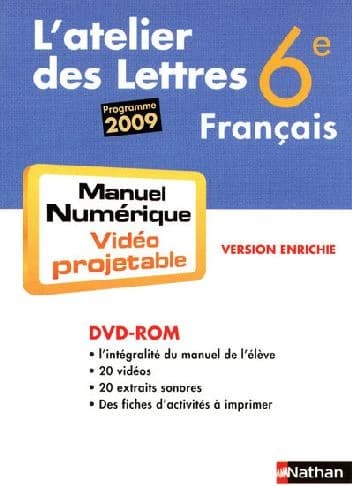 Français, 6e : programme 2009