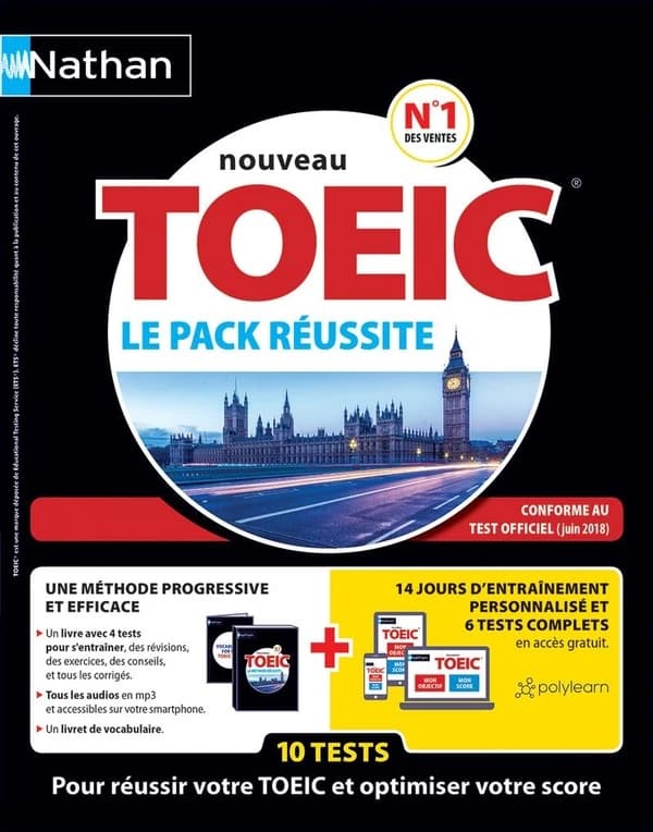 Le pack réussite ; nouveau TOEIC (édition 2018)