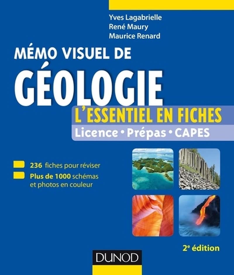 CAMPUS MEMO VISUEL DE GEOLOGIE - 2E ED. - L'ESSENTIEL EN FICHES ET EN COULEURS
