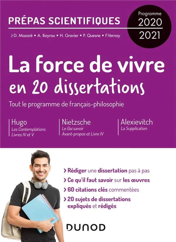 La force de vivre en 20 dissertations