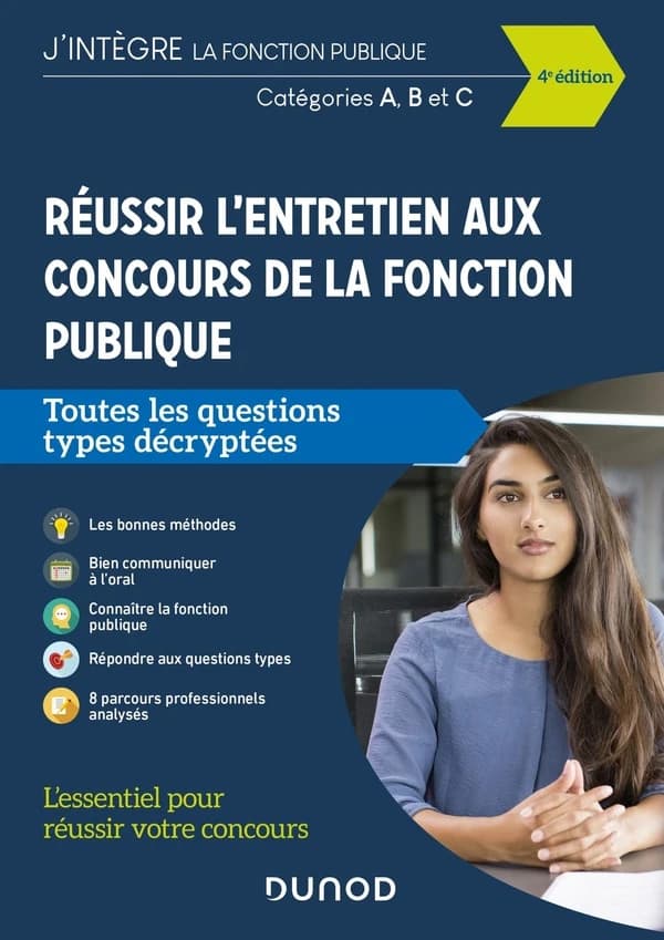 Réussir l'entretien aux concours de la fonction publique : toutes les questions types des jurys décryptées (4e éd.) Dominique Pipard-Thavez,... Francis Pian,...