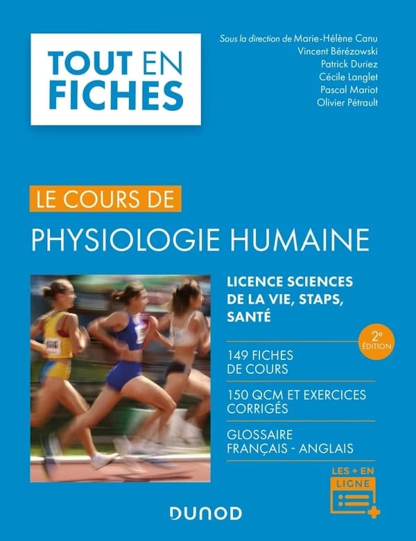 Le cours de physiologie humaine : Licence sciences de la vie, STAPS, santé