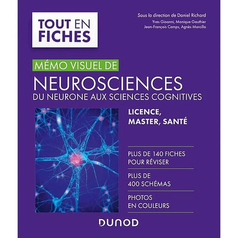 Mémo visuel de neurosciences - Du neurone aux sciences cognitives - Campus