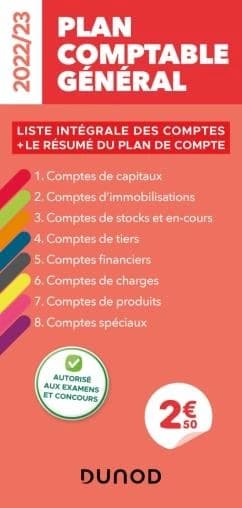 Plan comptable général : liste intégrale de comptes + le résumé du plan de comptes... : autorisé aux examens et concours ([Éd.] 2022-23)