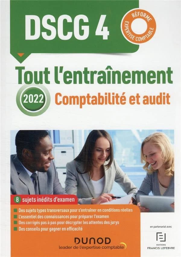 Comptabilité et audit : tout l'entraînement ([Éd.] 2022, [conforme à la] réforme expertise comptable) Kada Meghraoui, coord.,... ; [avec la collaboration de] Nassim Drouaz,... Hervé Jahier,... Patrick Pinteaux,... et al.