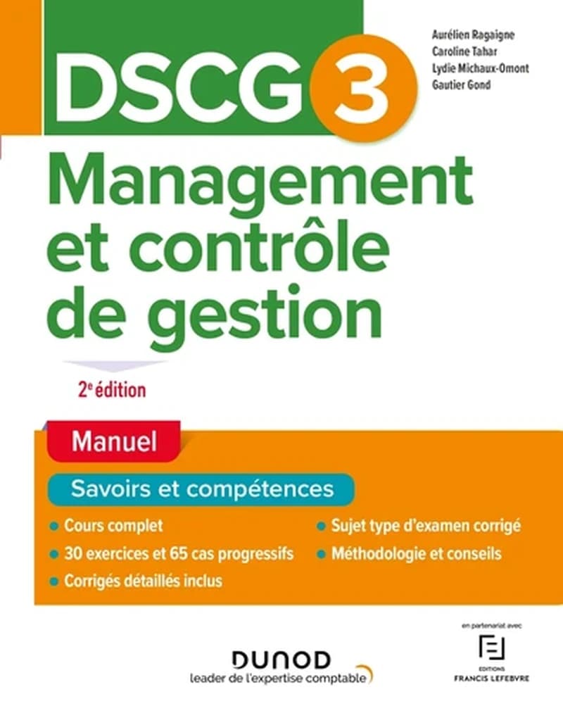 Management et contrôle de gestion (2e éd.) Aurélien Ragaigne,... Caroline Tahar,... Lydie Michaux-Omont,... [et al.]