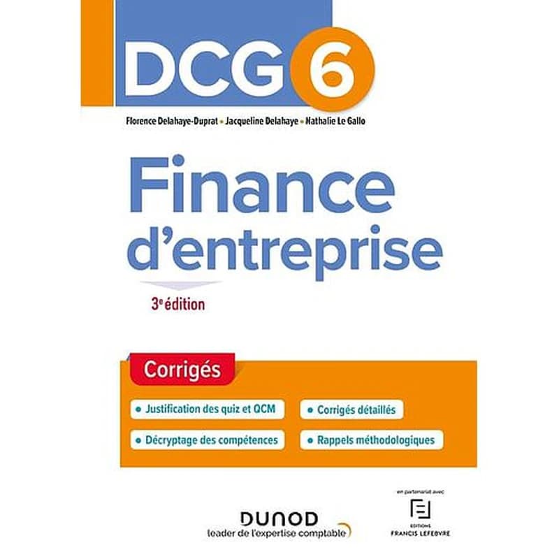 CAMPUS DCG 6 FINANCE D'ENTREPRISE DCG 6-