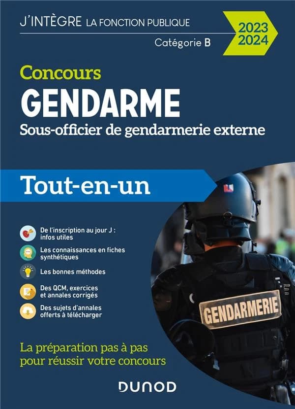Concours gendarme : sous-officier de gendarmerie externe