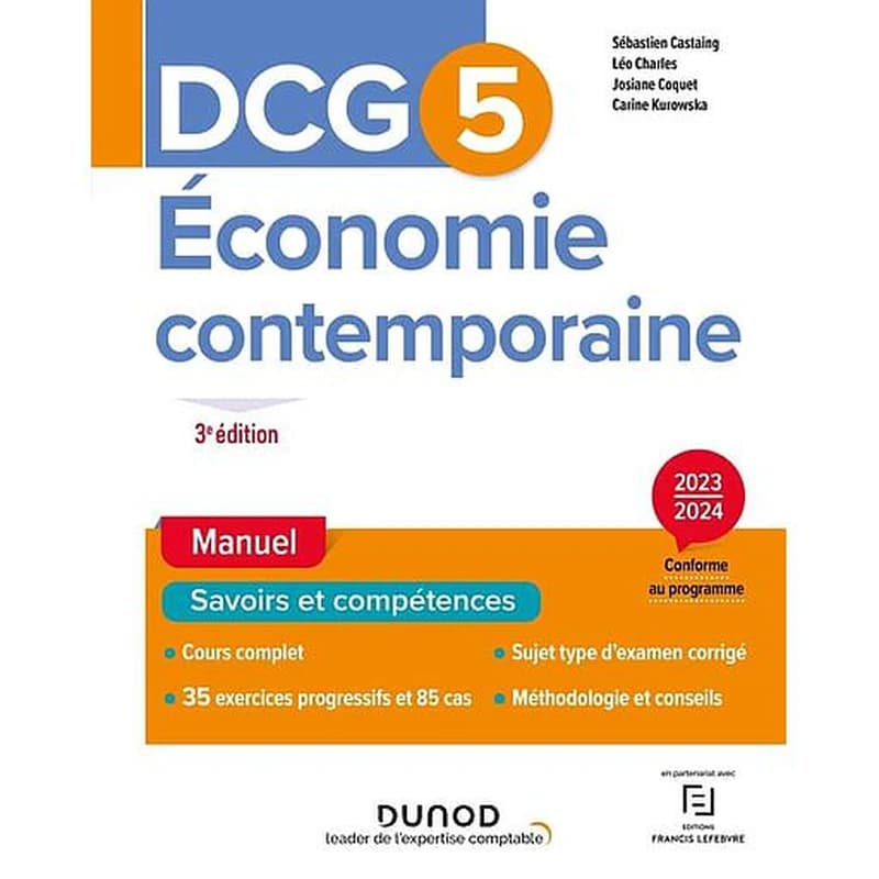 CAMPUS DCG 5 - ECONOMIE CONTEMPORAINE - MANUEL - 3E ED