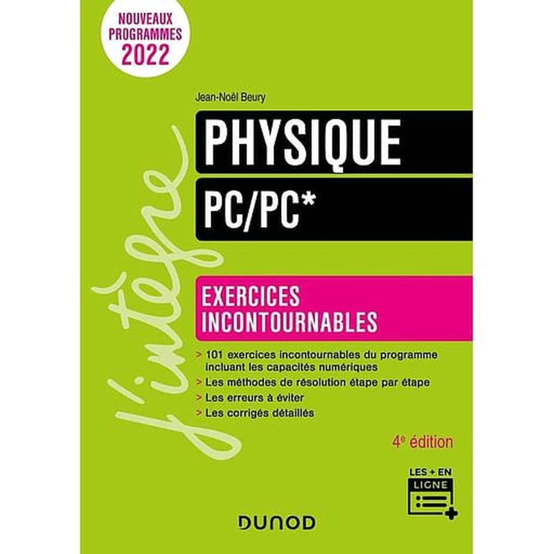 CAMPUS PHYSIQUE EXERCICES INCONTOURNABLES PC
