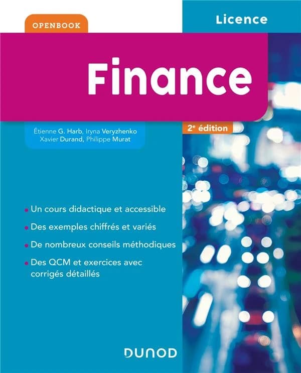 Finance (2e éd.) Étienne G. Harb, Iryna Veryzhenko, Xavier Durand... [et al.]
