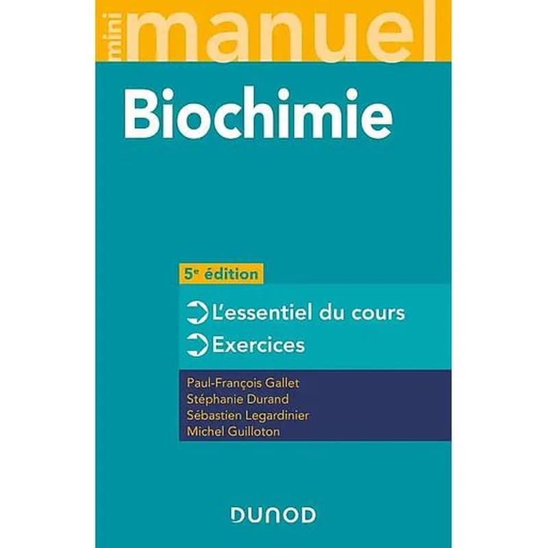 Mini Manuel Biochimie Edition Campus