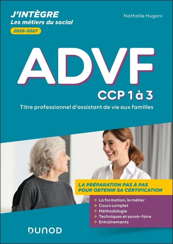 ADVF ccp 1 à 3 : titre professionel d'assistant de vie aux familles