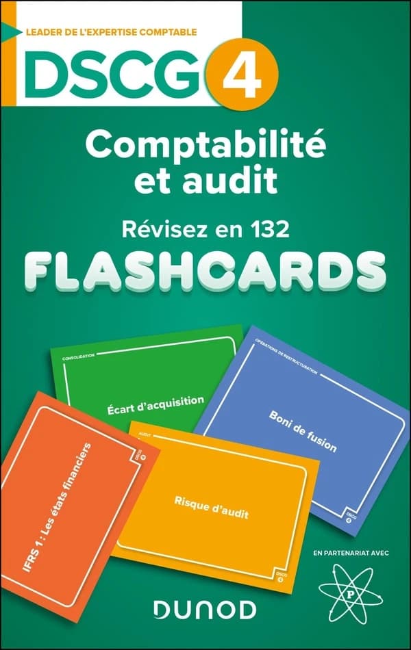 Comptabilité et audit : révisez en 132 flashcards