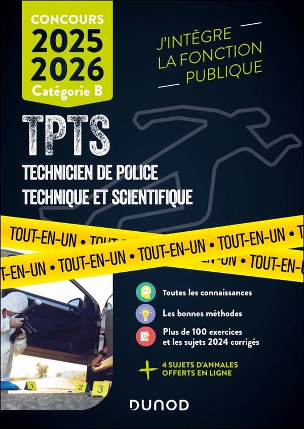 TPTS, technicien de police technique et scientifique