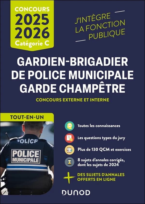 Concours gardien-brigadier de police municipale, garde champêtre