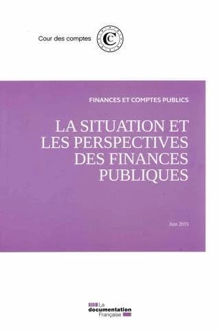 Rapport sur la situation et les perspectives des finances publiques ; juin 2015