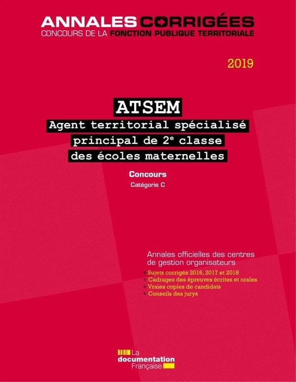 Agent territorial spécialisé principal de 2e classe des écoles maternelles : 2019 : concours externe, interne et 3e concours, catégorie C ([Éd.] 2019) [coordination éditoriale, CIG de la petite couronne]