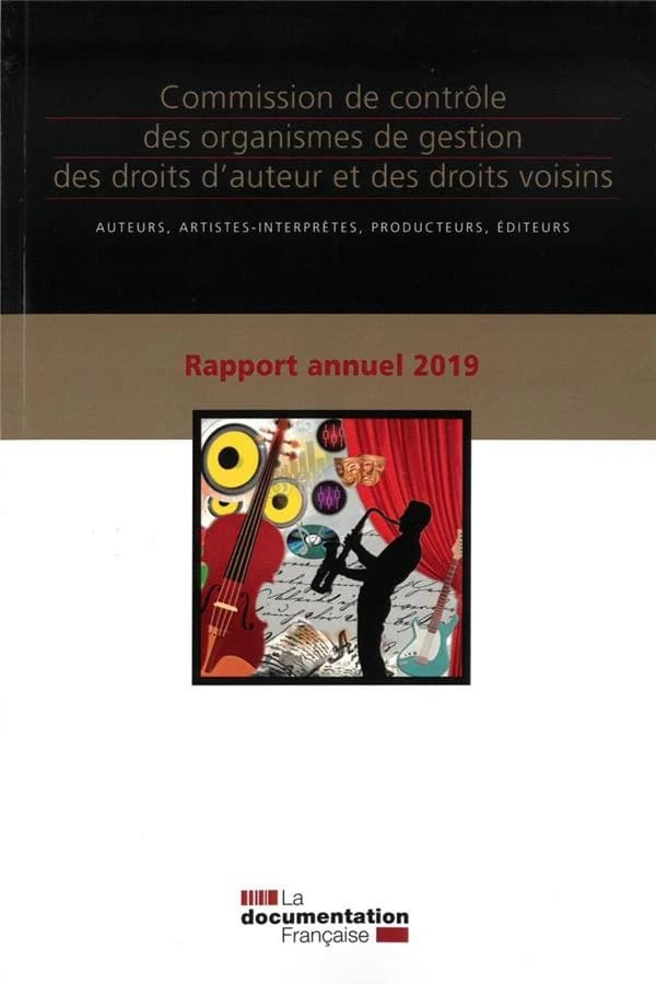 Rapport annuel 2019 ; commission de contrôle des organismes de gestion des doits d'auteur et des droits voisins