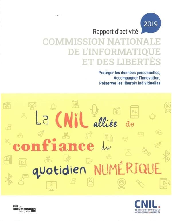 Rapport d'activité 2019 ; commission nationale de l'informatique et libertés