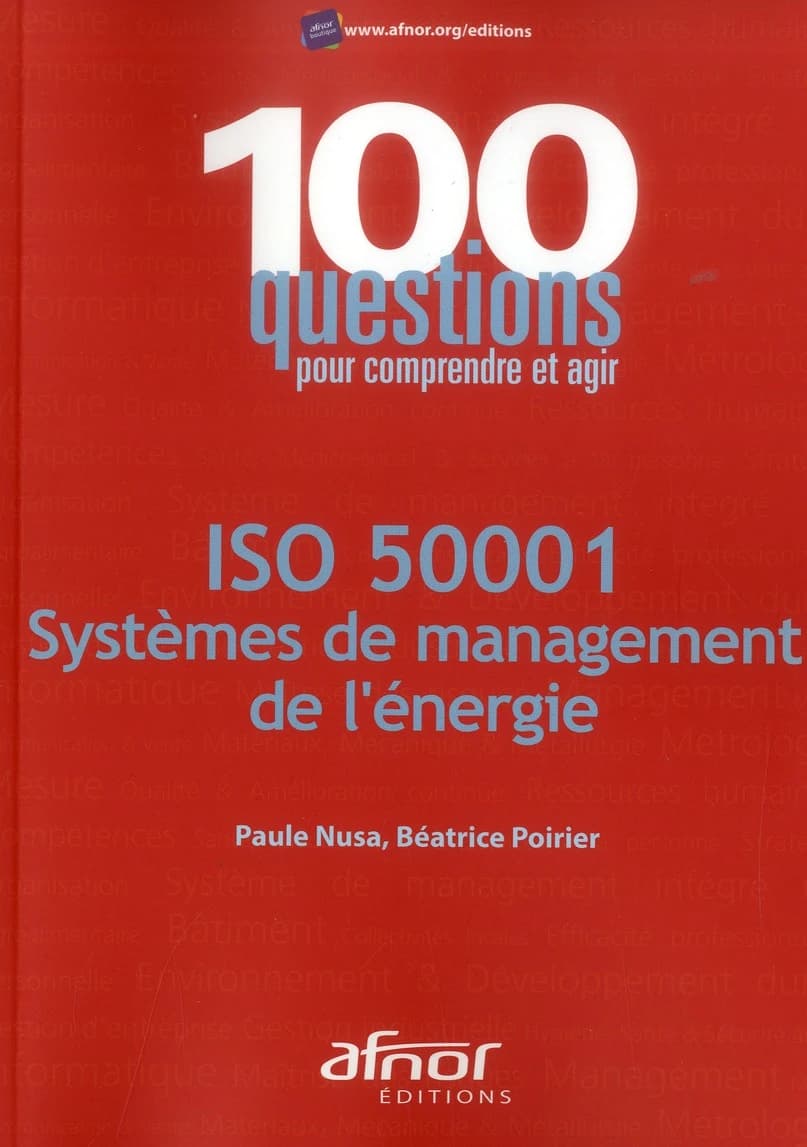 ISO 50001, systèmes de management de l'énergie