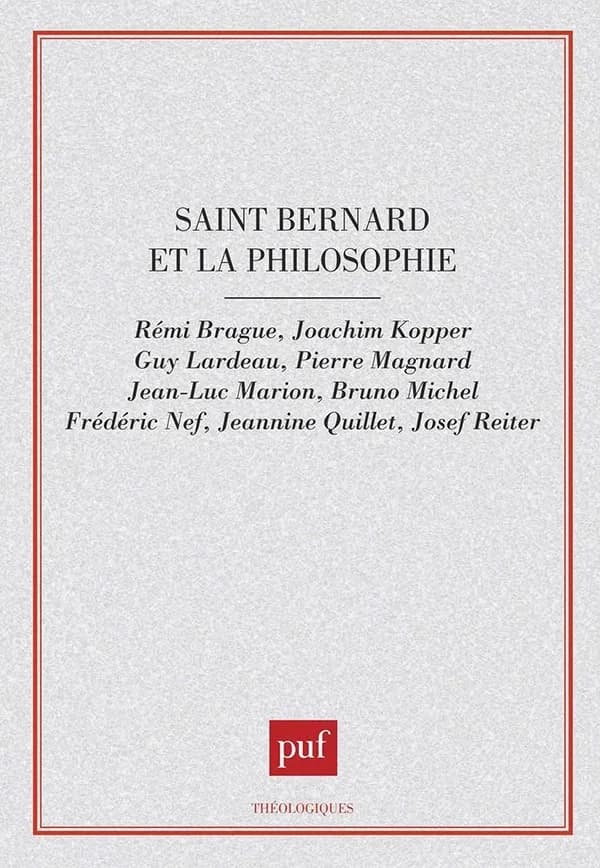 Saint Bernard et la philosophie : [colloque de Dijon, 27-28 avril 1990]