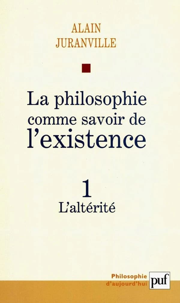 La philosophie comme savoir de l'existence