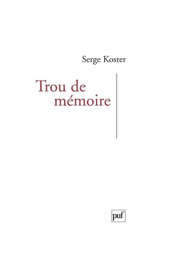Trou de mémoire : récit