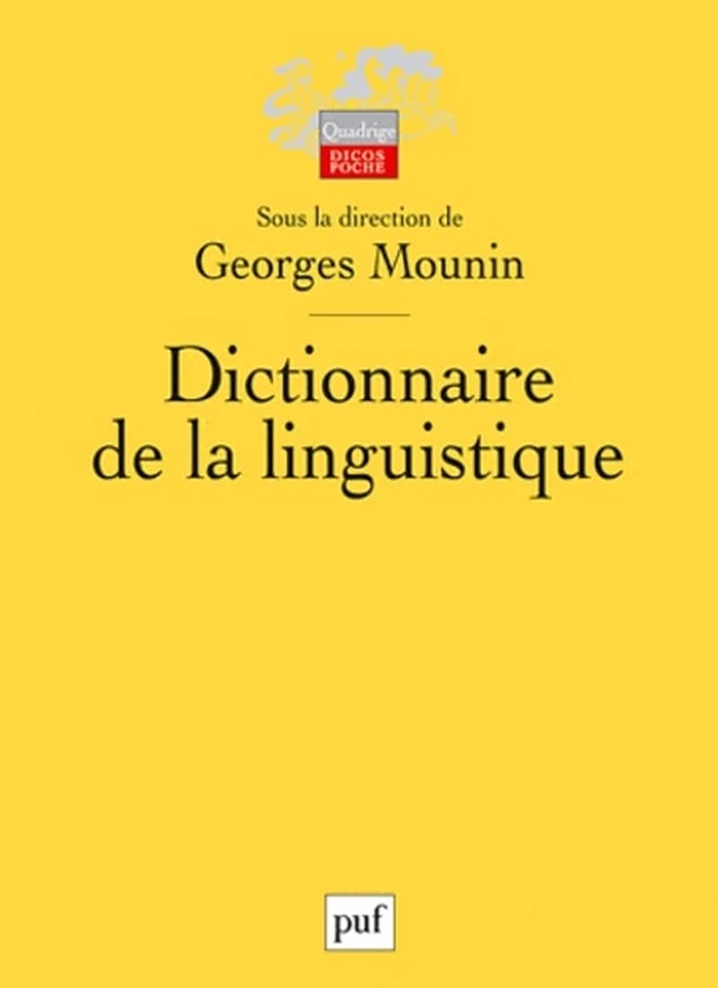Dictionnaire de la linguistique