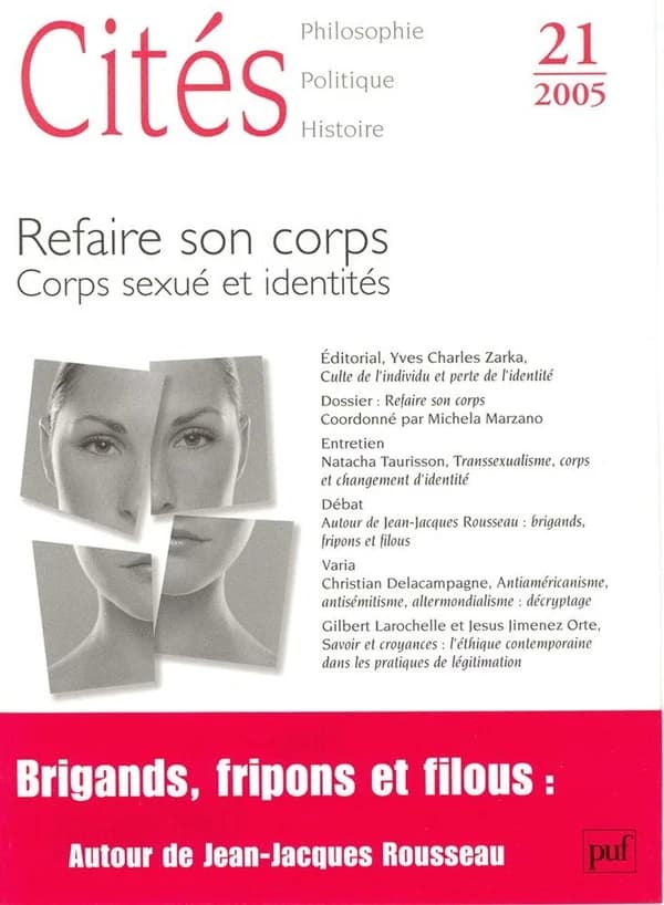REVUE CITES Tome 21 : refaire son corps ; corps sexué et identité