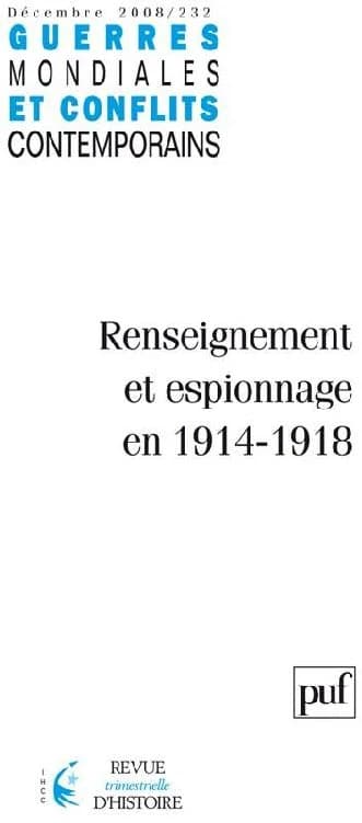 Renseignement et espionnage en 1914-1918
