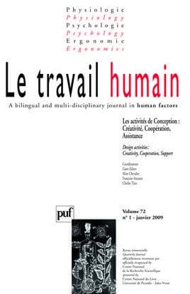 REVUE LE TRAVAIL HUMAIN n.72