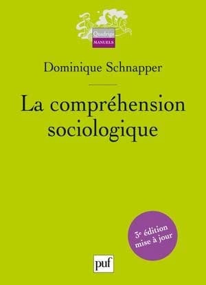La compréhension sociologique : démarche de l'analyse typologique (3e éd. revue et augmentée) Dominique Schnapper